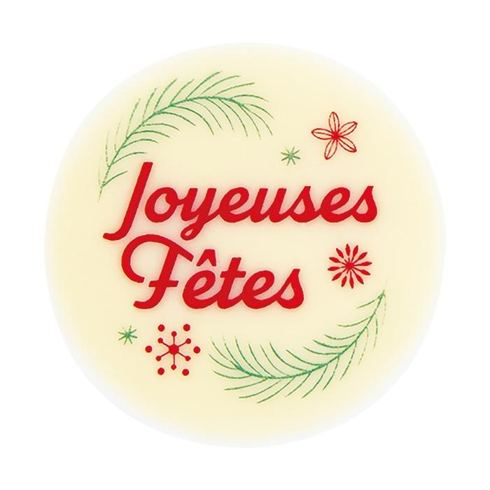 decor rond joyeuses fetes rouge vert par chocolatree