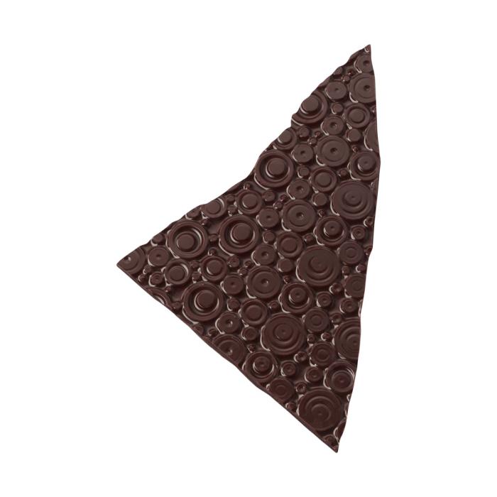 feuille relief bonbon cercles par chocolatree