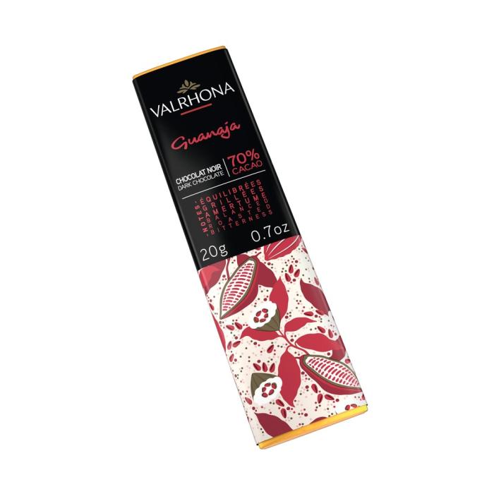 mini tablette chocolat noir guanaja 70 20 g par valrhona