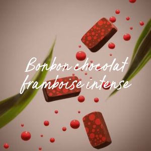 Bonbon chocolat framboise intense