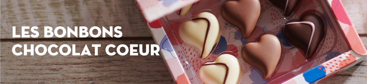 Bonbons de chocolat Valrhona coeur Bonbon chocolat coeur