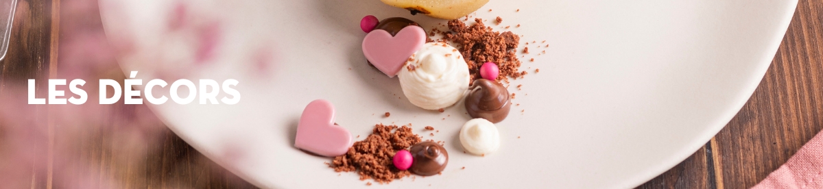 decors chocolat pour la saint valentin pour les professionnels Décors Saint valentin