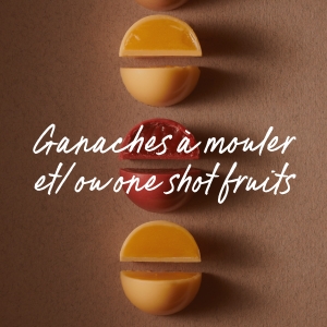 Ganaches à mouler et/ou one shot fruits