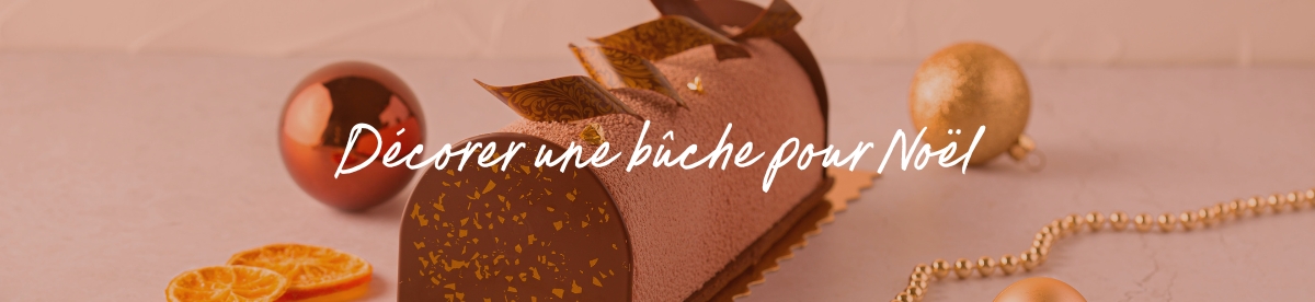 Décorer une bûche pour Noël