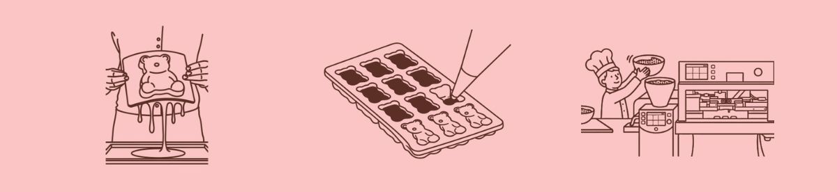 3 techniques pour les oursons guimauves