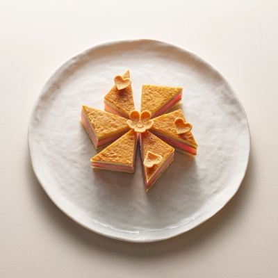 Gâteau glacé noisette orange - Recette