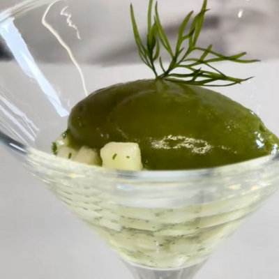 Sorbet aux herbes