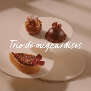 Trio de mignardises