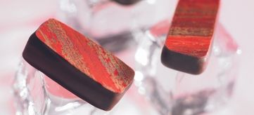 bonbons chocolat noir framboise