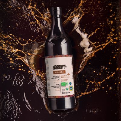 Bouteille extrait de caf&eacute; liquide