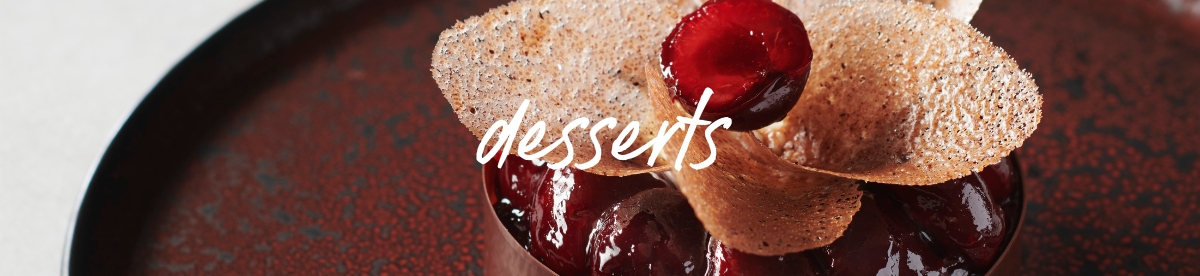 Carte des desserts