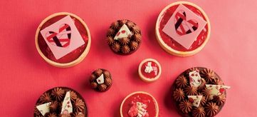 décors chocolat - saint valentin