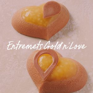 Entremets Gold'n Love
