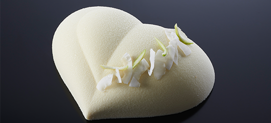 entremet cœur coco