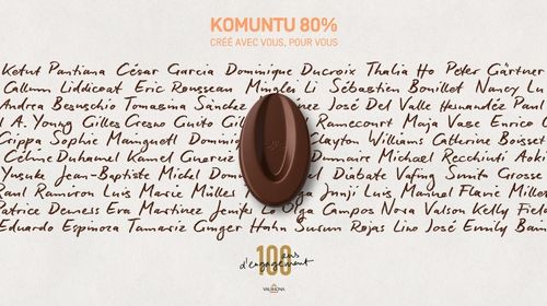 Komuntu : le chocolat noir 80%, des 100 ans Valrhona