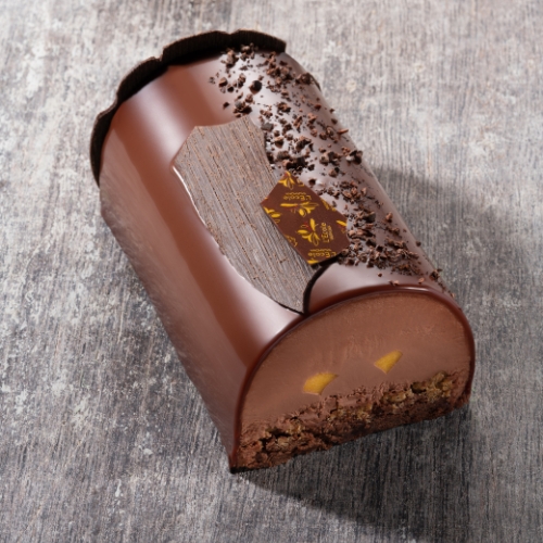Plaque pour confectionner 6 moules à embouts de bûches en chocolat –  Boutique Petit